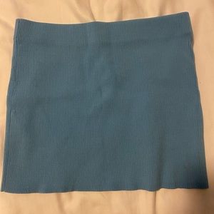 Zara blue mini skirt